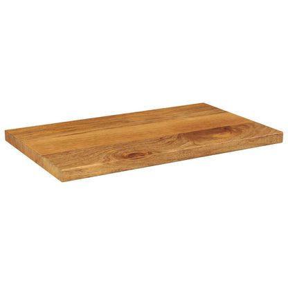 Piano per Tavolo 50x40x3,8 cm Rettangolare Legno Massello Mango