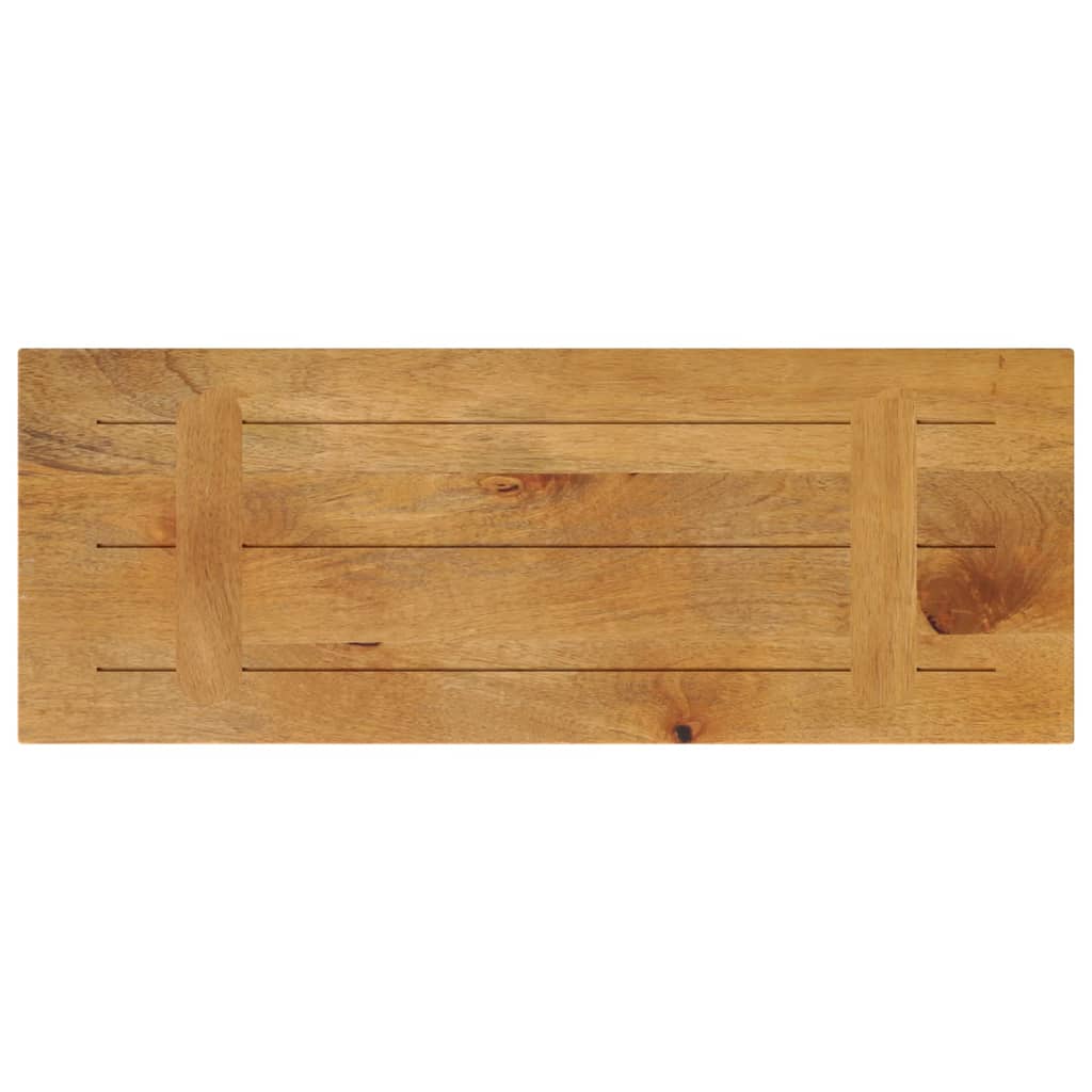 Piano per Tavolo 70x40x3,8 cm Rettangolare Legno Massello Mango