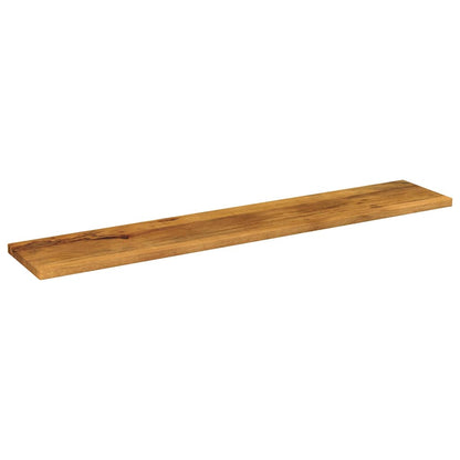 Piano per Tavolo 140x40x3,8cm Rettangolare Legno Massello Mango