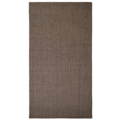Tappeto in Sisal per Tiragraffi Marrone 80x150 cm
