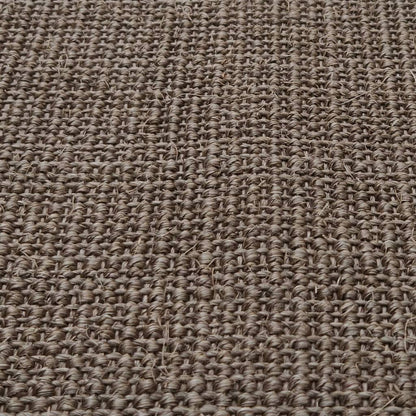 Tappeto in Sisal per Tiragraffi Marrone 80x300 cm