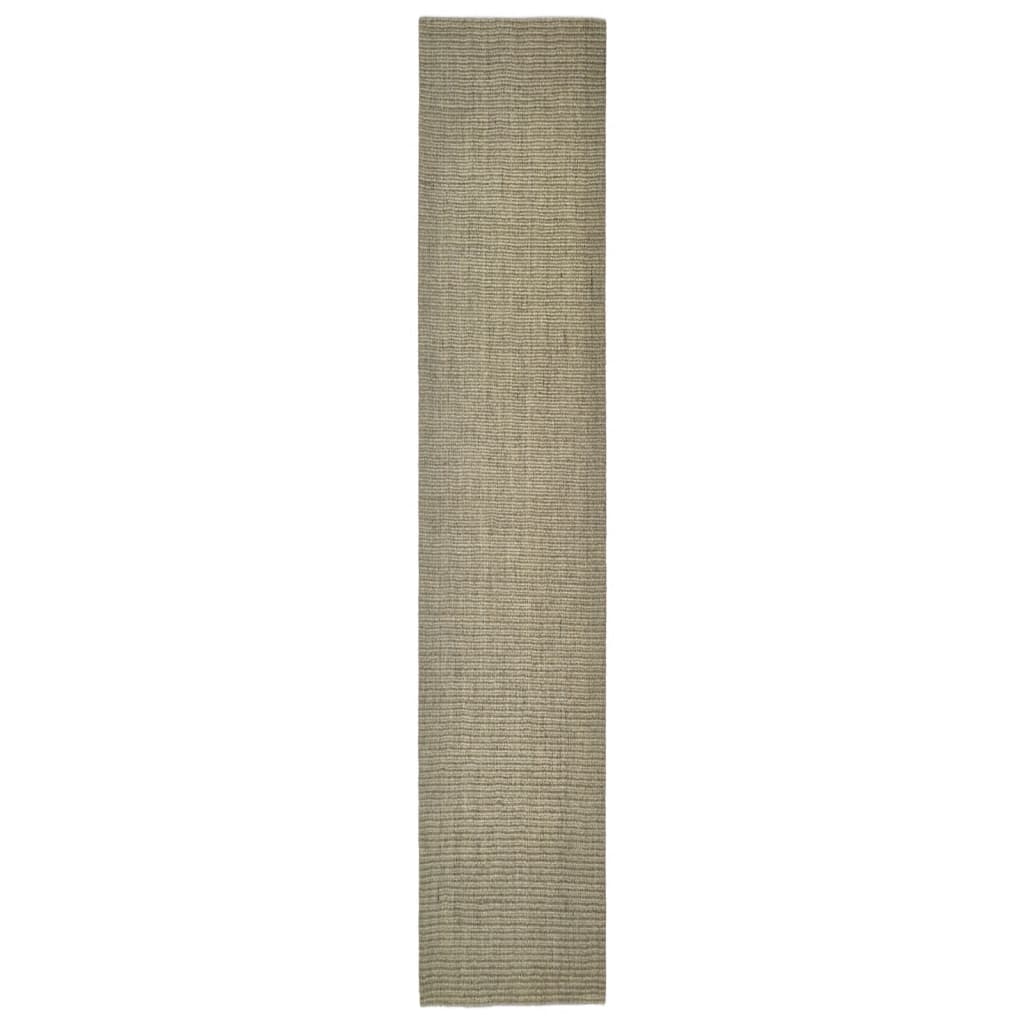 Tappeto in Sisal per Tiragraffi Tortora 66x350 cm