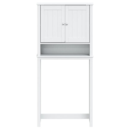 Mobile per Lavatrice BERG Bianco 76x27x164,5cm Legno Massello