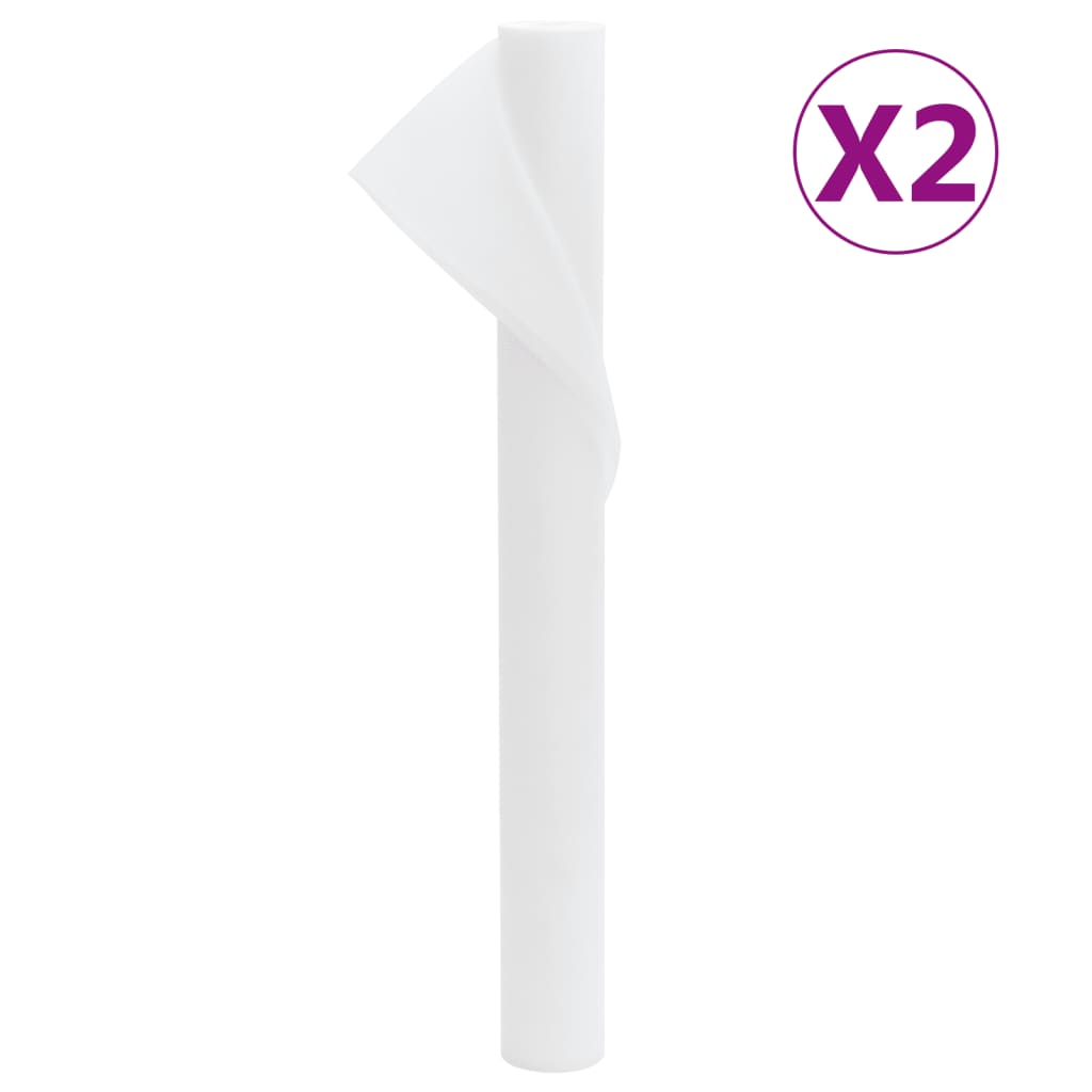 Copertura per Piante 2 Rotoli 70 g/mÂ² 10x1,6 m
