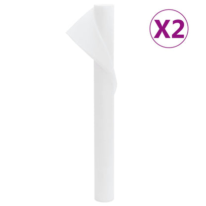 Copertura per Piante 2 Rotoli 70 g/mÂ² 10x1,6 m