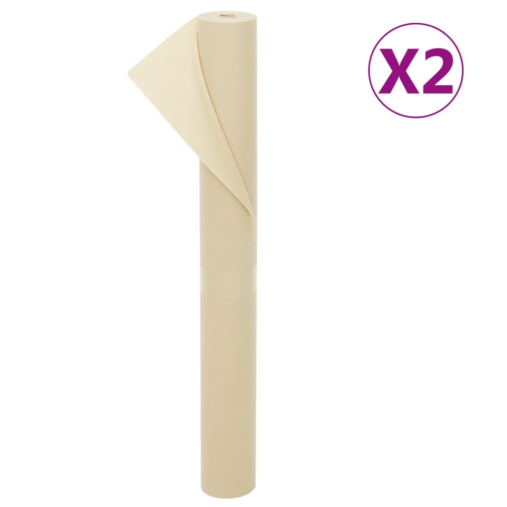 Copertura per Piante 2 Rotoli 70 g/mÂ² 10x1,6 m