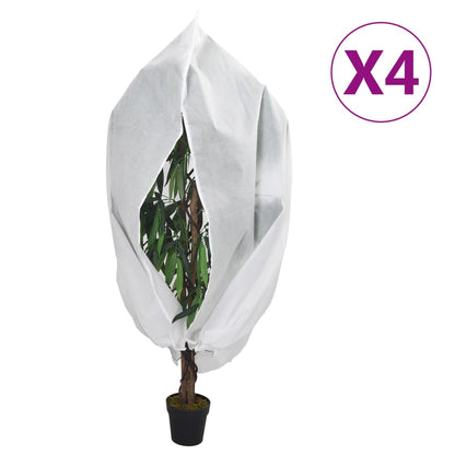 Coperture con Cerniera per Piante 4pz 70 g/mÂ² 1x1,55 m