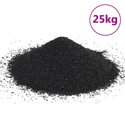 Sabbia per Acquari 25 kg Nera 0,2-2 mm