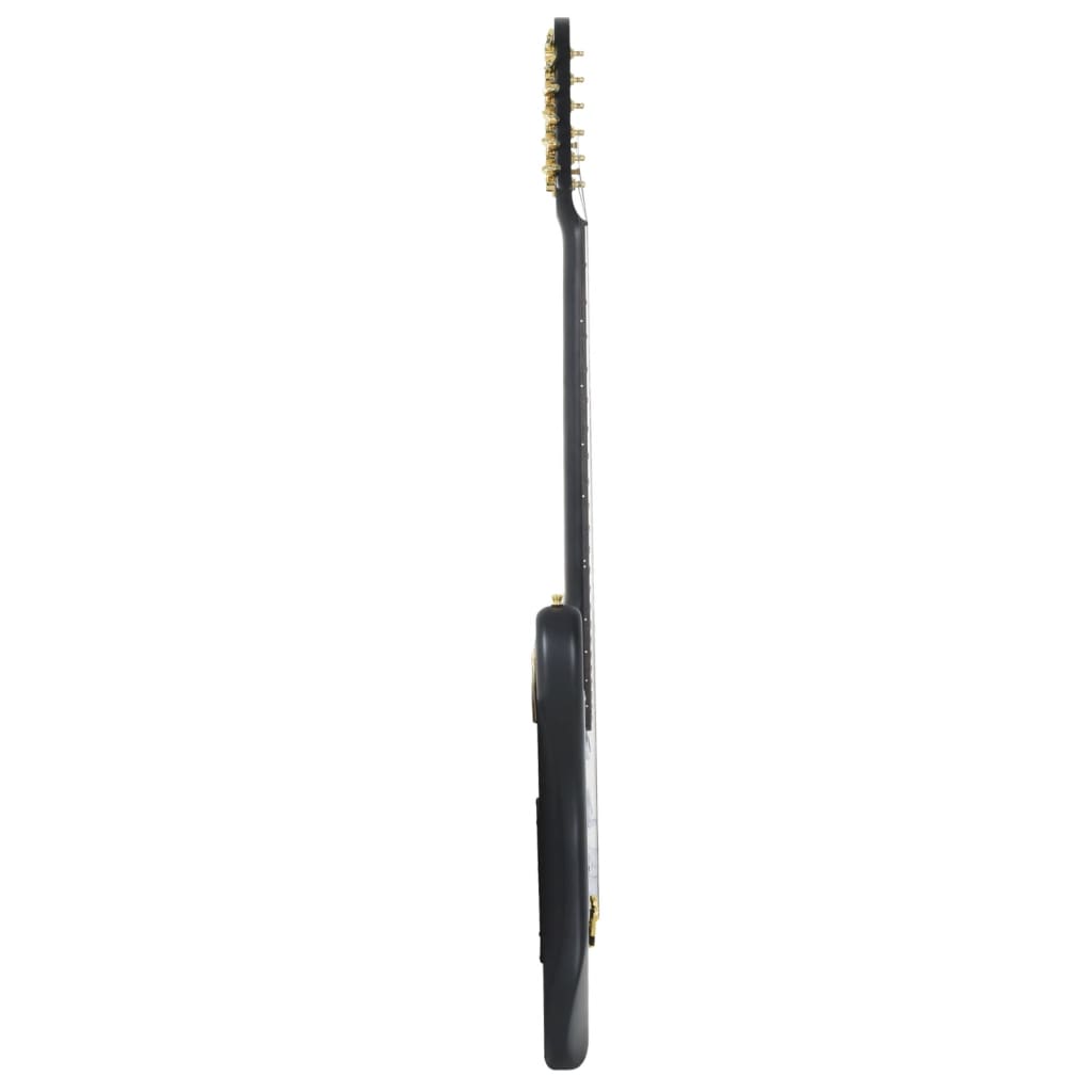 Chitarra Elettrica Principianti con Custodia Nera e Oro 4/4 39"