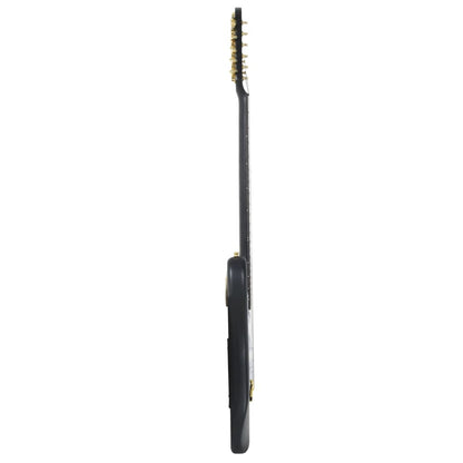 Chitarra Elettrica Principianti con Custodia Nera e Oro 4/4 39"