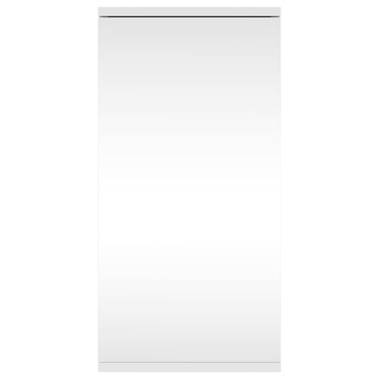 Armadietto Angolare con Specchio da Bagno Bianco 30x24x60 cm