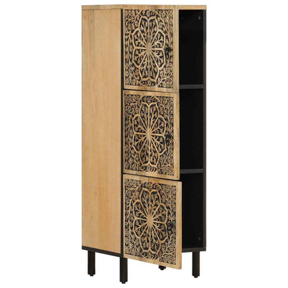Credenza 40x33x110 cm in Legno Massello di Mango
