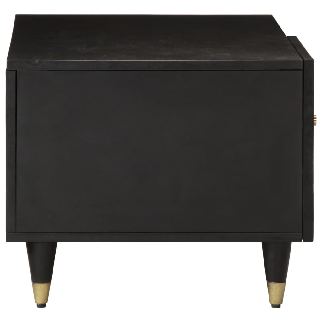 Tavolino da Salotto 80x50x40 cm Legno Massello di Mango
