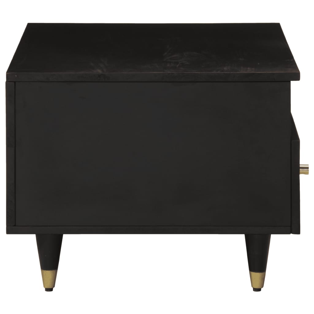 Tavolino da Salotto 80x54x40 cm in Legno Massello di Mango