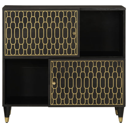 Credenza 80x33x75 cm in Legno Massello di Mango