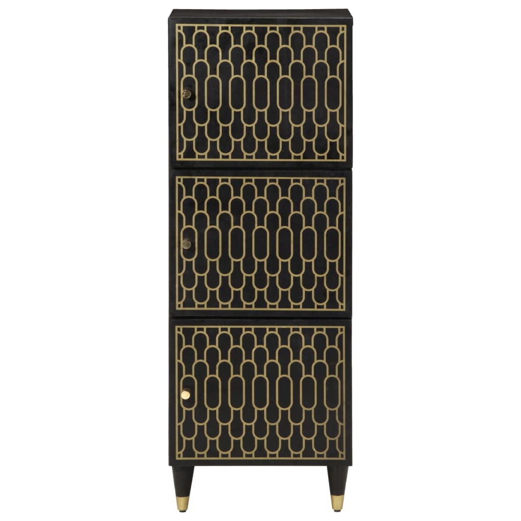 Credenza 40x33x110 cm in Legno Massello di Mango