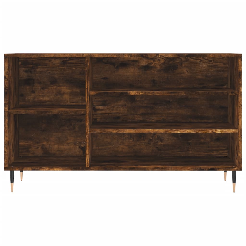 Scarpiera Rovere Fumo 102x36x60 cm in Legno Multistrato