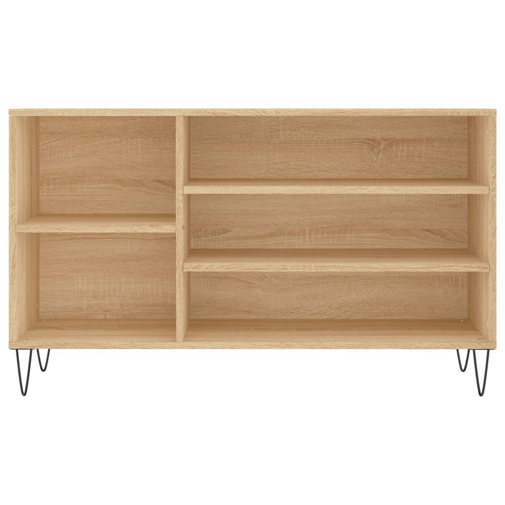 Scarpiera Rovere Sonoma 102x36x60 cm in Legno Multistrato