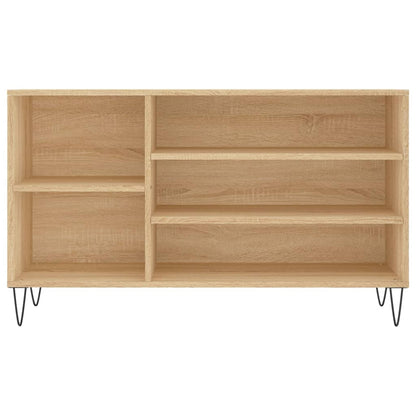 Scarpiera Rovere Sonoma 102x36x60 cm in Legno Multistrato