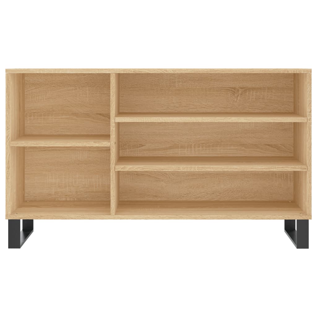Scarpiera Rovere Sonoma 102x36x60 cm in Legno Multistrato