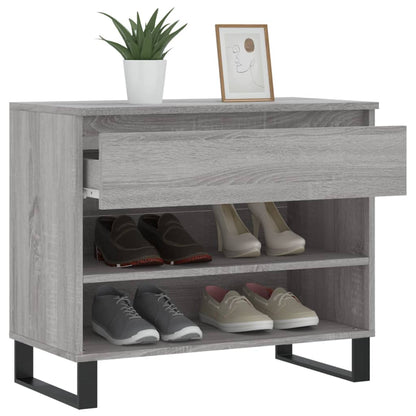 Scarpiera Grigio Sonoma 70x36x60 cm in Legno Multistrato