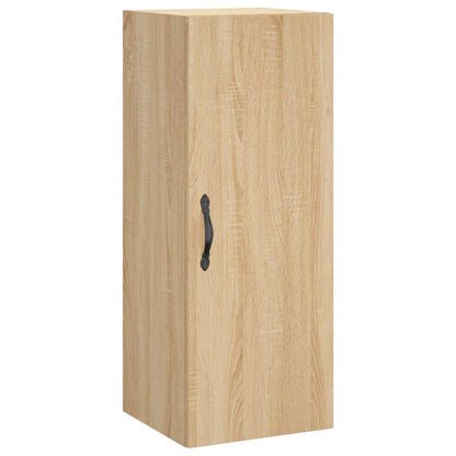 Mobile a Parete Rovere Sonoma 34,5x34x90 cm Legno Multistrato