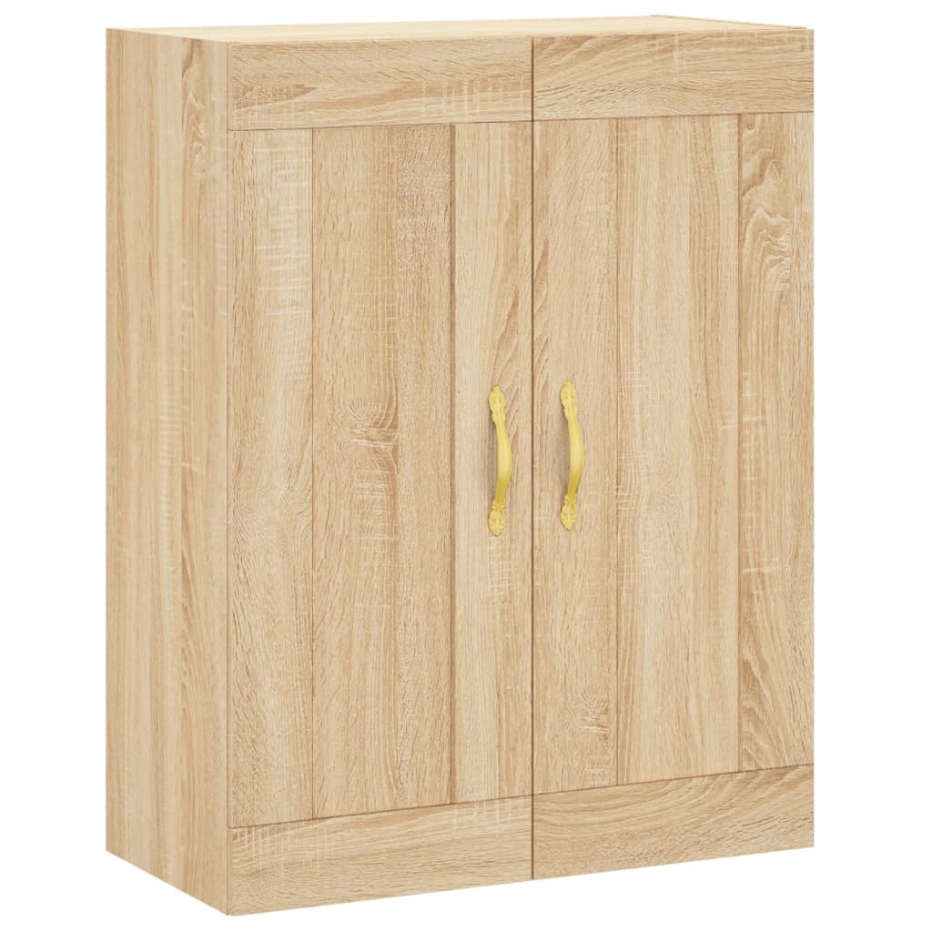 Mobile a Parete Rovere Sonoma 69,5x34x90 cm Legno Multistrato
