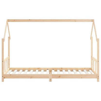 Giroletto per Bambini 90x200 cm in Legno Massello di Pino