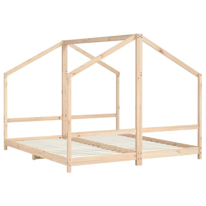 Giroletto per Bambini 2x(90x200) cm in Legno Massello di Pino