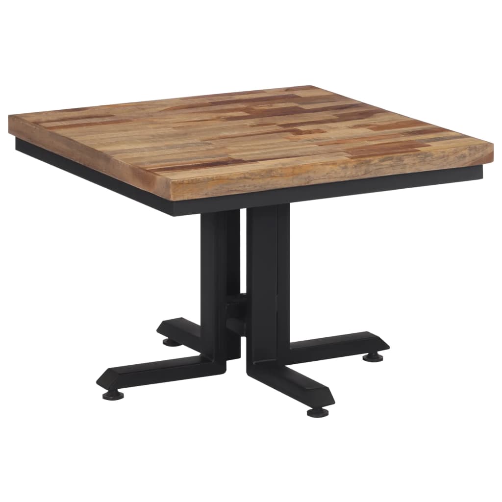 Tavolino da Salotto 55x55x40cm Massello Teak di Recupero