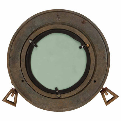 Specchio da Parete Design OblÃ² Ã˜23 cm in Alluminio e Vetro