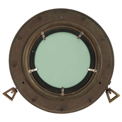 Specchio da Parete Design OblÃƒÂ² ÃƒËœ30 cm in Alluminio e Vetro