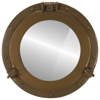 Specchio da Parete Design OblÃƒÂ² ÃƒËœ38 cm in Alluminio e Vetro