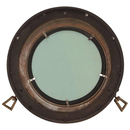 Specchio da Parete Design OblÃƒÂ² ÃƒËœ38 cm in Alluminio e Vetro