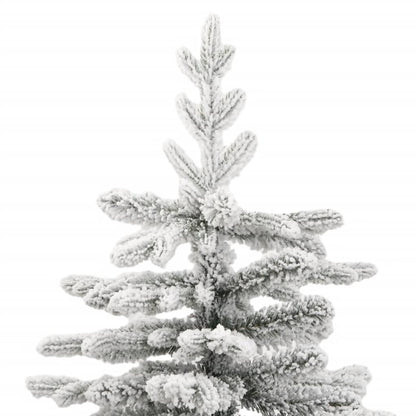 Albero Natale Artificiale Incernierato con Neve Fioccata 240 cm