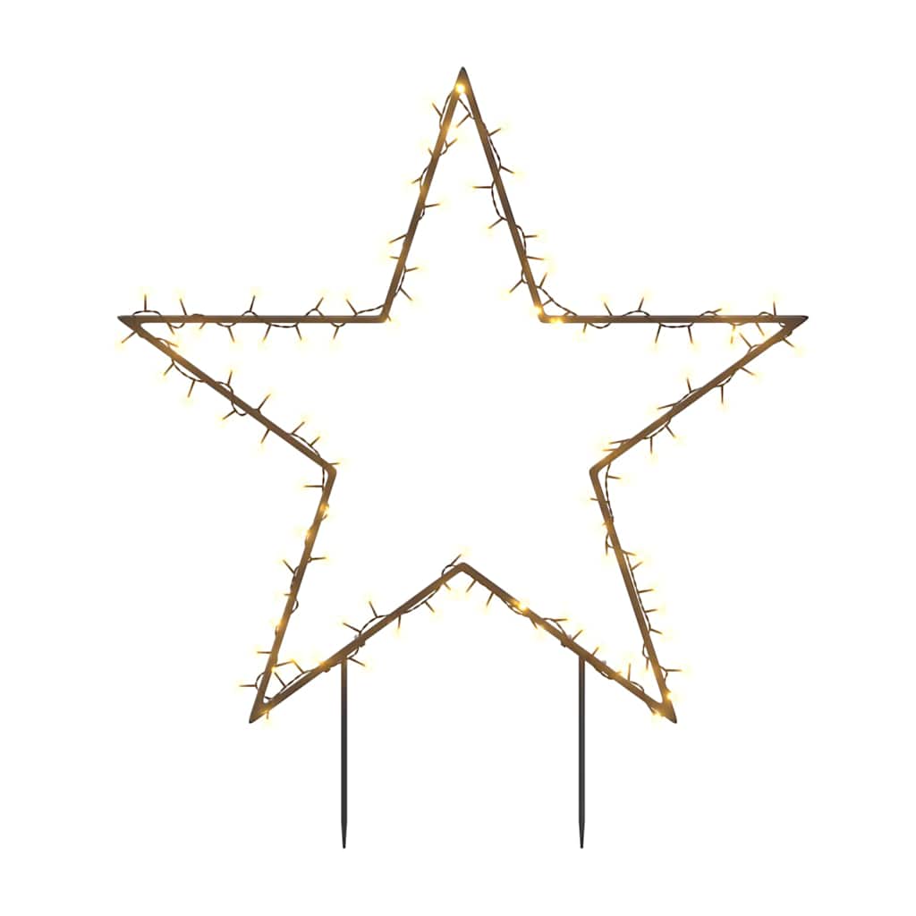 Decorazione Luminosa Natalizia con Picchetti Stella 115LED 85cm
