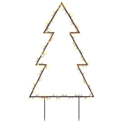 Decorazione Luminosa Natalizia con Picchetti Albero 115LED 90cm