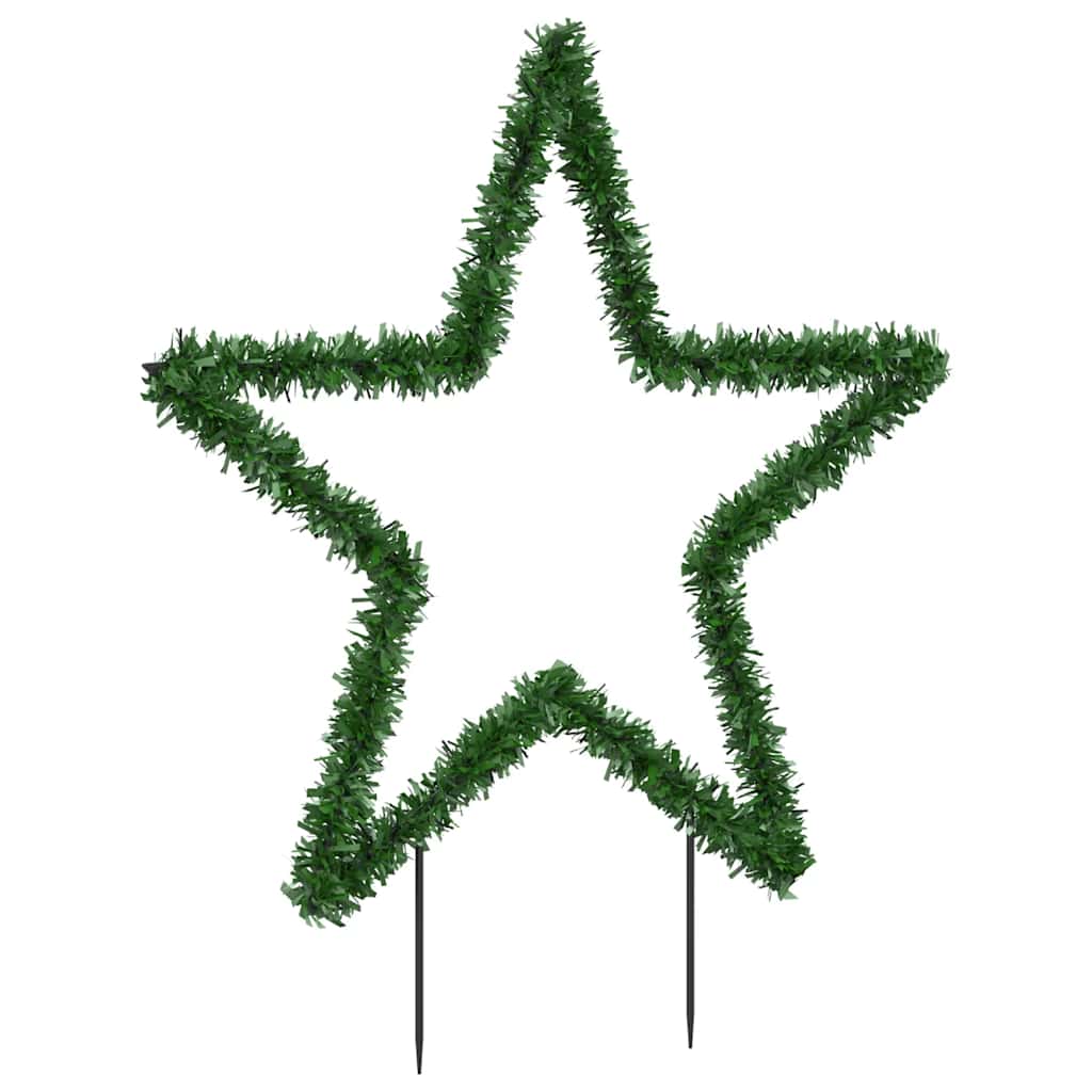 Decorazione Luminosa Natalizia con Picchetti Stella 80LED 60cm