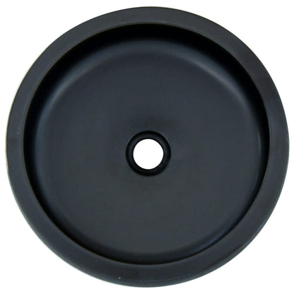 Lavabo da Appoggio Nero e Blu Rotondo ?41x14 cm Ceramica