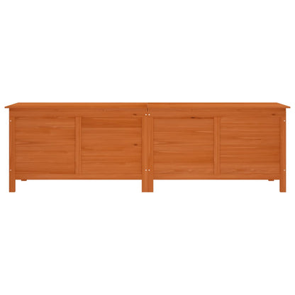 Contenitore da Giardino Marrone 198,5x50x56,5 cm Massello Abete