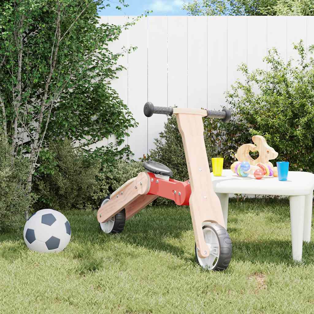 Monopattino per Bambini 2 in 1 Rosso