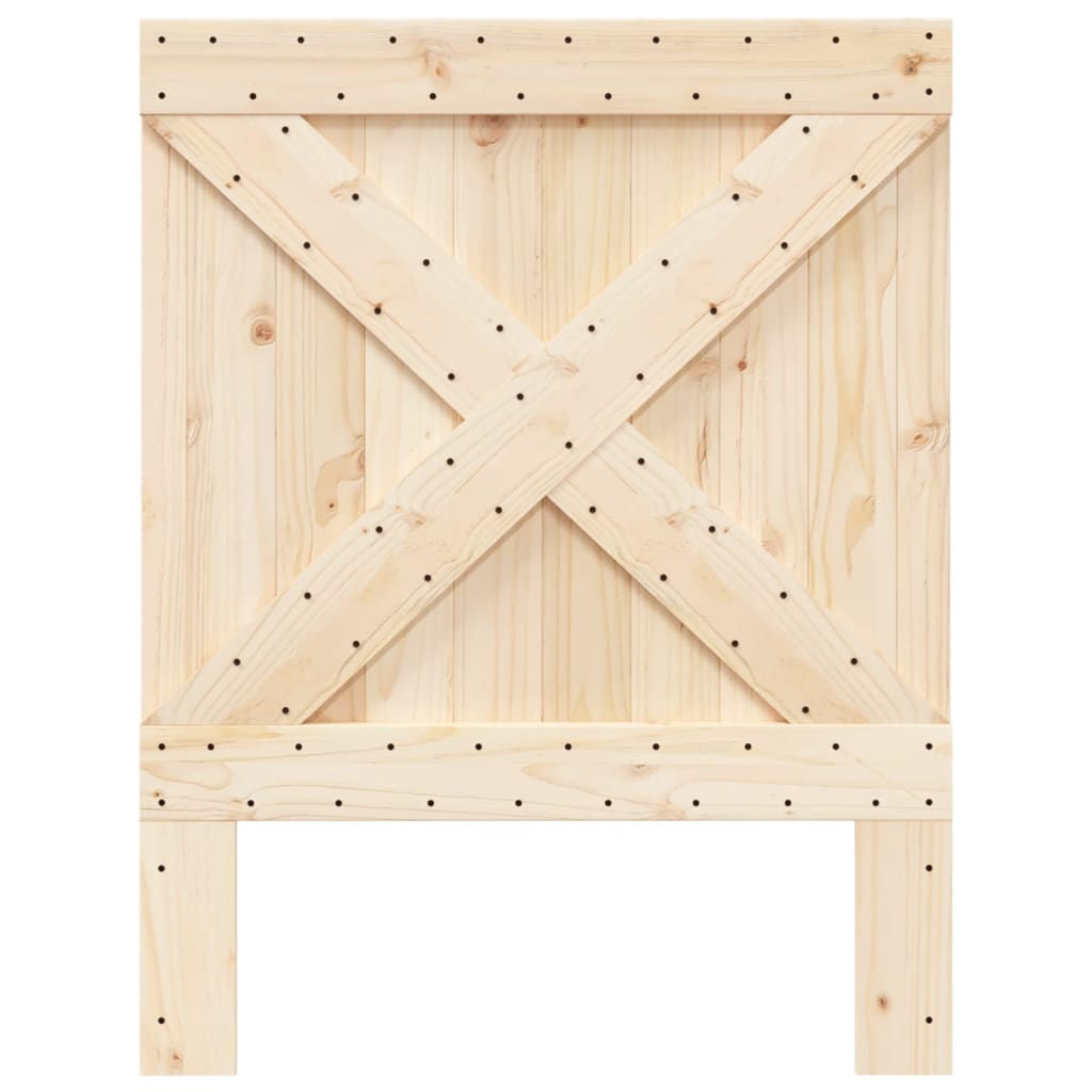 Testiera 80x104 cm in Legno Massello di Pino
