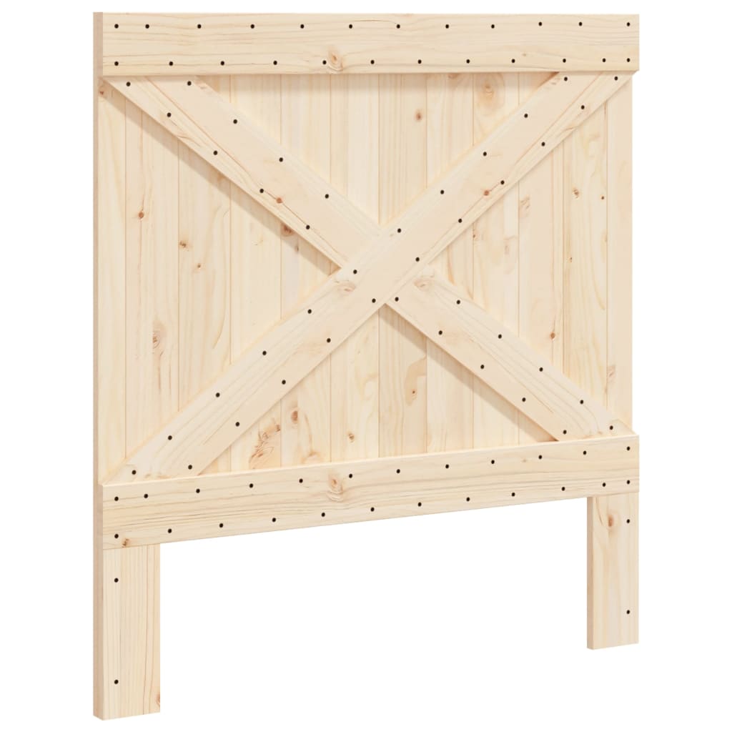 Testiera 100x104 cm in Legno Massello di Pino