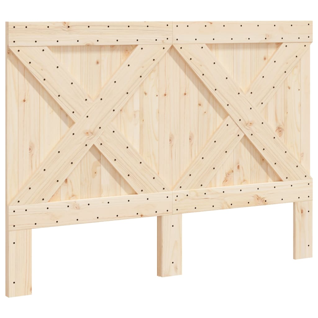 Testiera 140x104 cm in Legno Massello di Pino