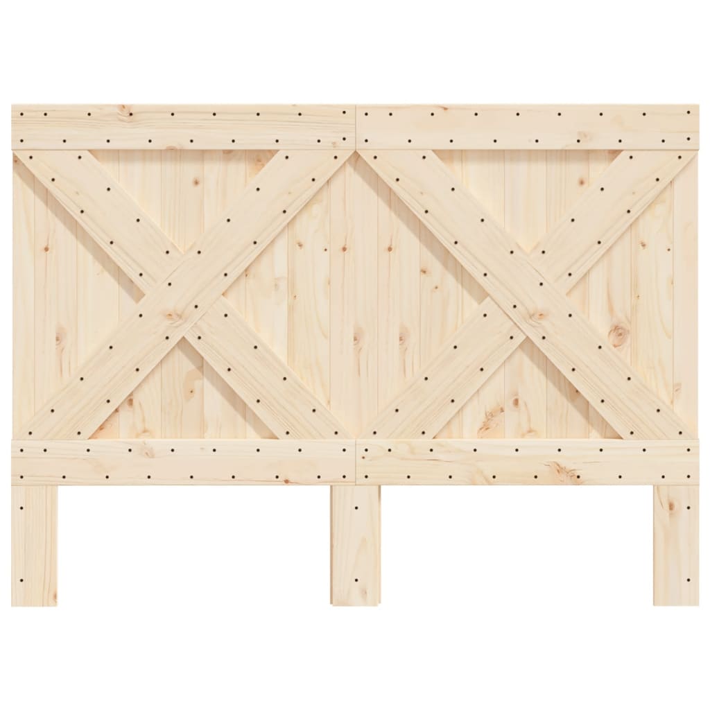 Testiera 140x104 cm in Legno Massello di Pino