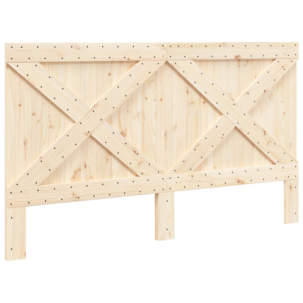 Testiera 180x104 cm in Legno Massello di Pino