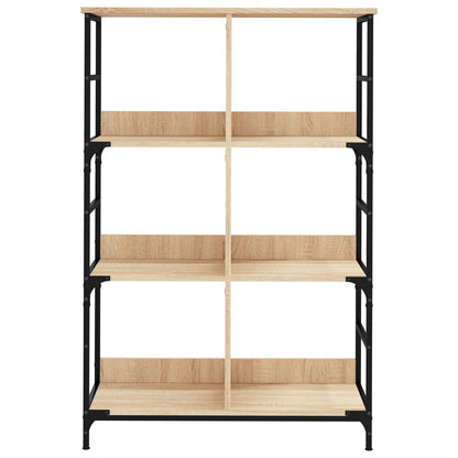 Libreria Rovere Sonoma 78,5x33x117,5 cm in Legno Multistrato