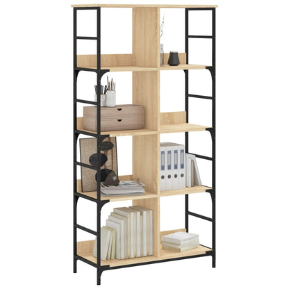 Libreria Rovere Sonoma 78,5x33x153 cm in Legno Multistrato
