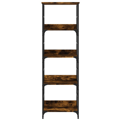 Libreria Rovere Fumo 50x33x153 cm in Legno Multistrato