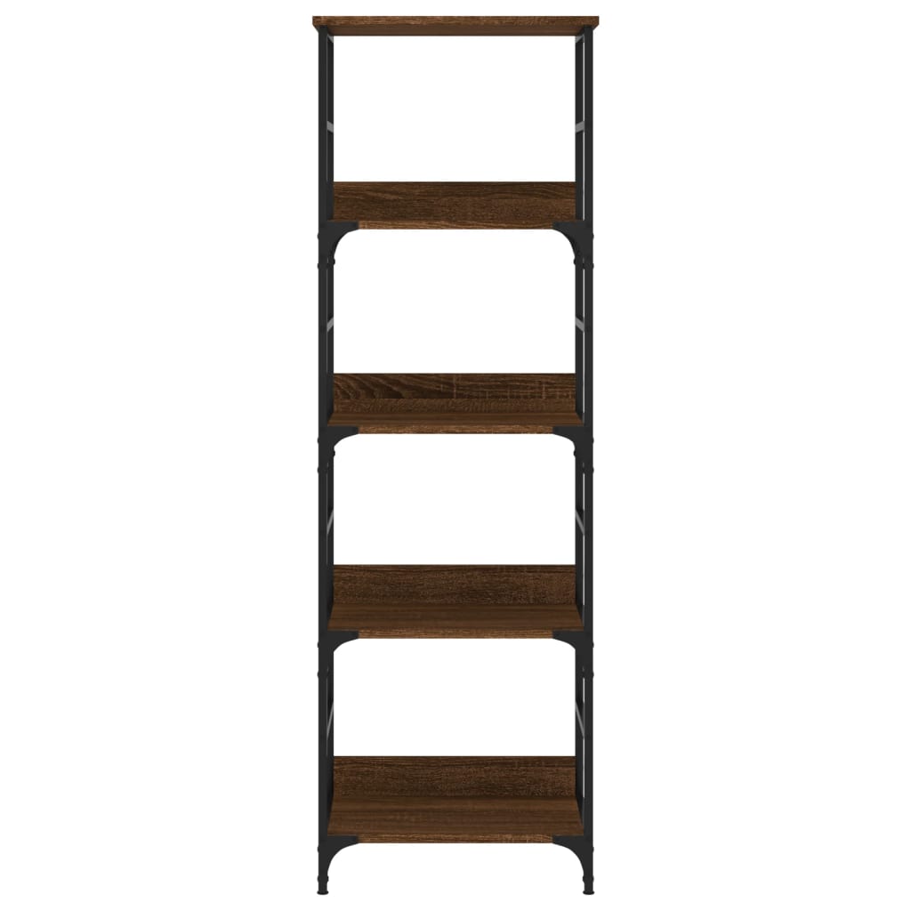Libreria Rovere Marrone 50x33x153 cm in Legno Multistrato